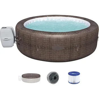 Large Round AirJet 7 Person Inflatable Hot Tub 1