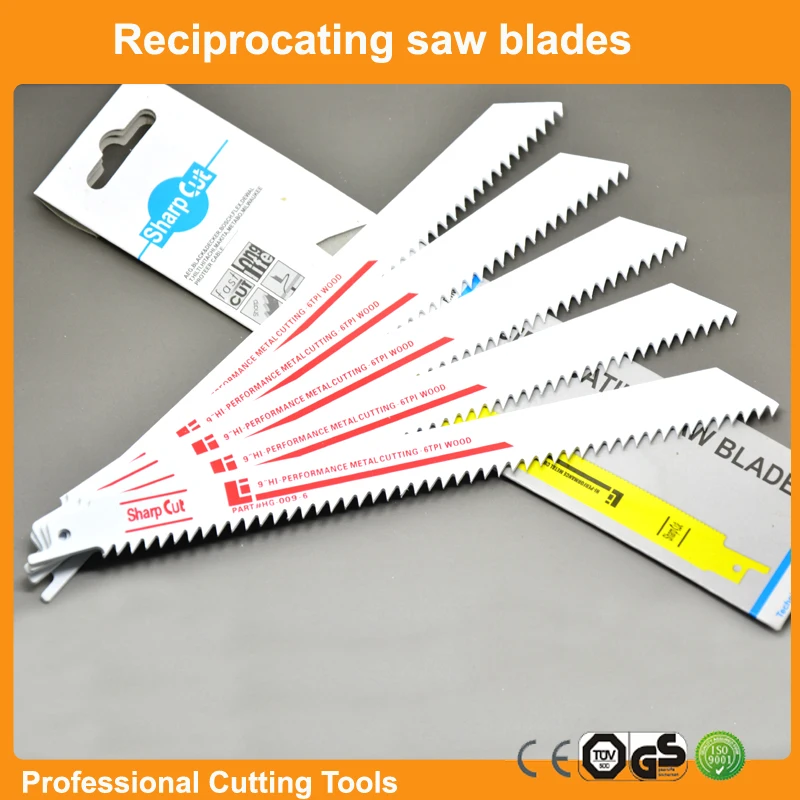50 Off 5 Pack 9" Inch 230mm Sabre Saw Blade 6tpi Fast Cutting Wood And Plastic Demolition