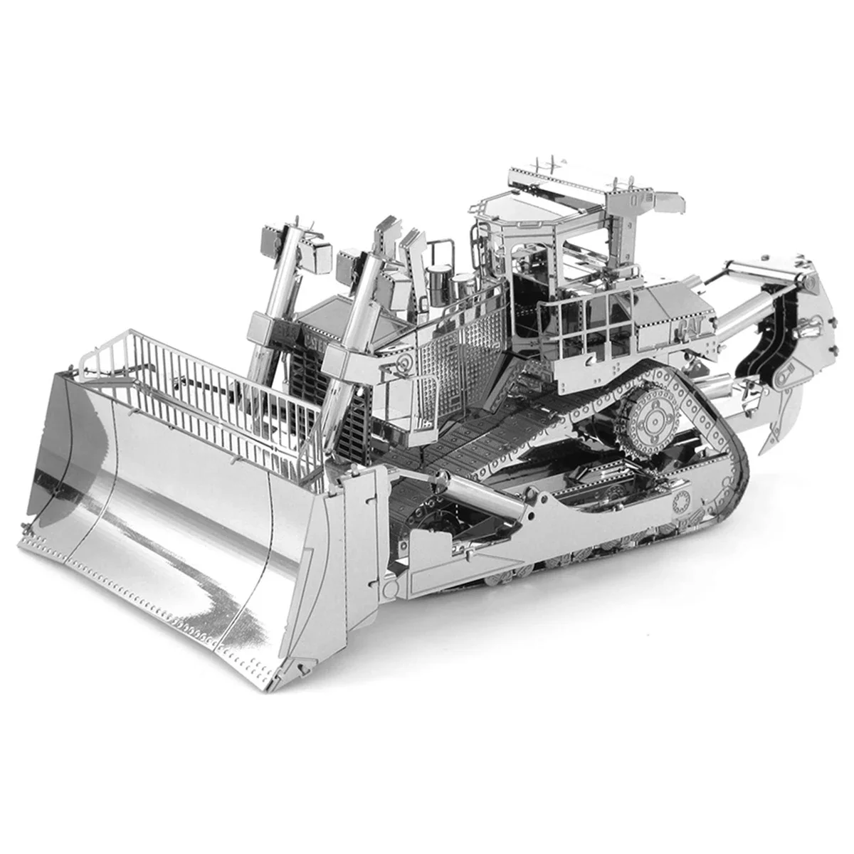 bulldozer 3D Metal Puzzle model kit DIY Laser Cut Puzzles Jigsaw Toy For Children 4