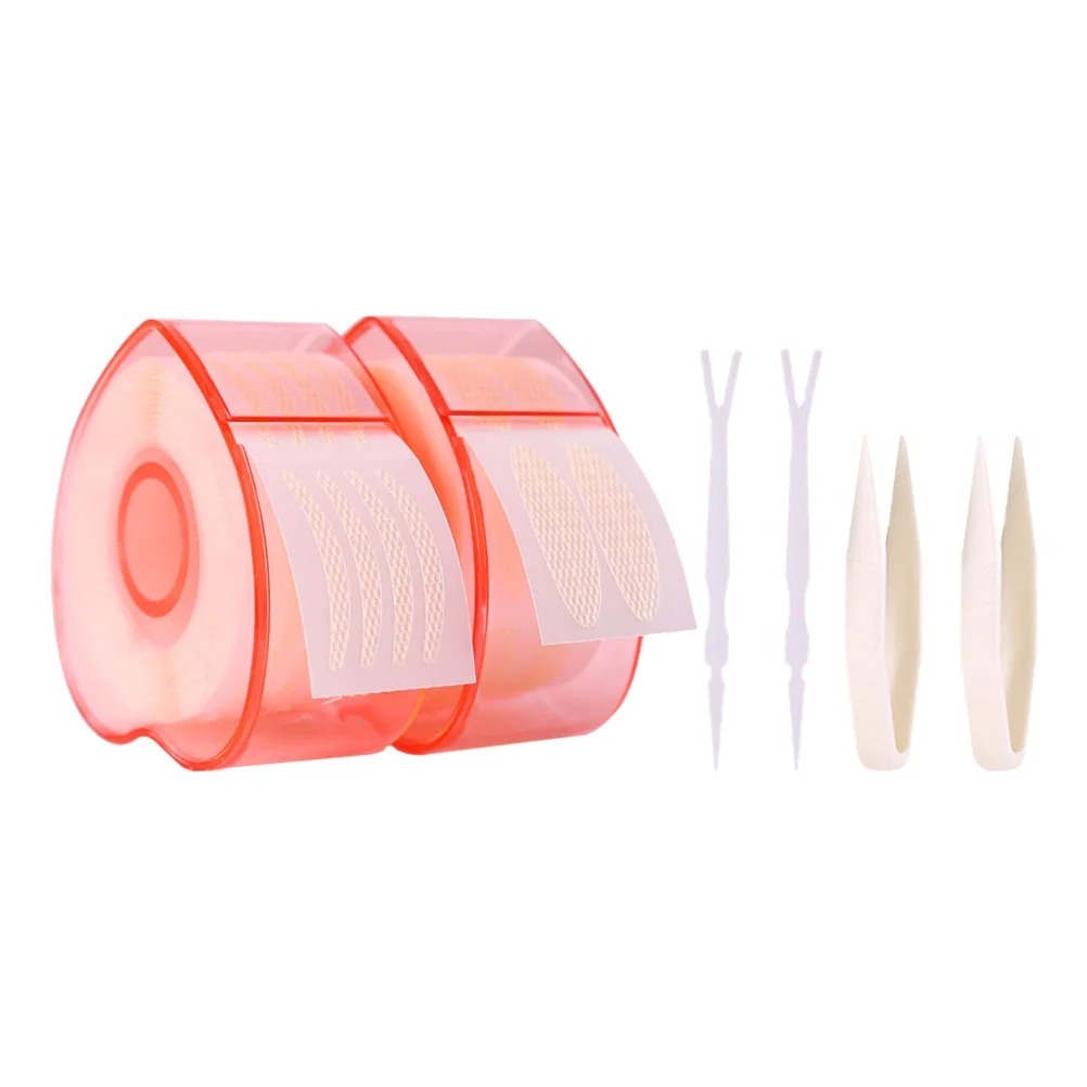 

Double Eyelid Stickers, 2 Roll Double Eyelid Tape Stickers Invisible Self- adhesive Eyelid Paste Makeup Trace Eye Lift
