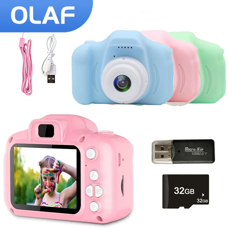 Olaf Kids Camera Mini Fotocamere Digitali Per Bambini Indoor Outdoor Photography Videocamera Smart Toy Gift Appareil Photo Enfant