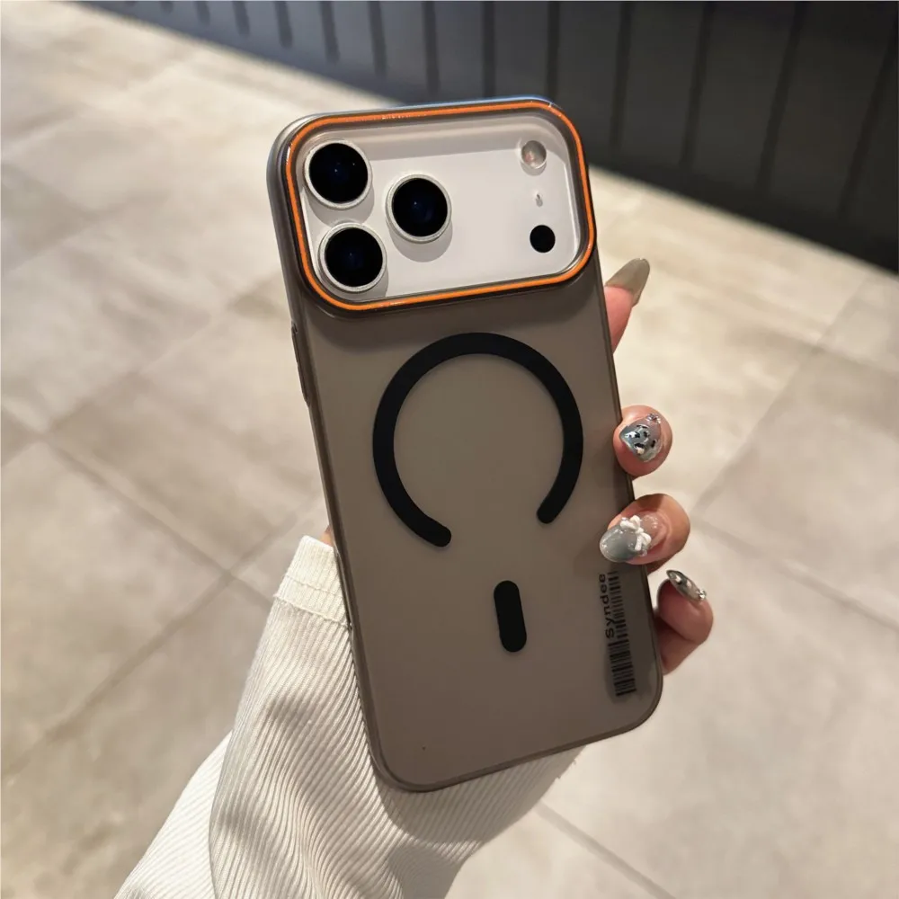 Official Matte Clear Magnetic Hard PC Phone Case with MagSafe Compatibility
