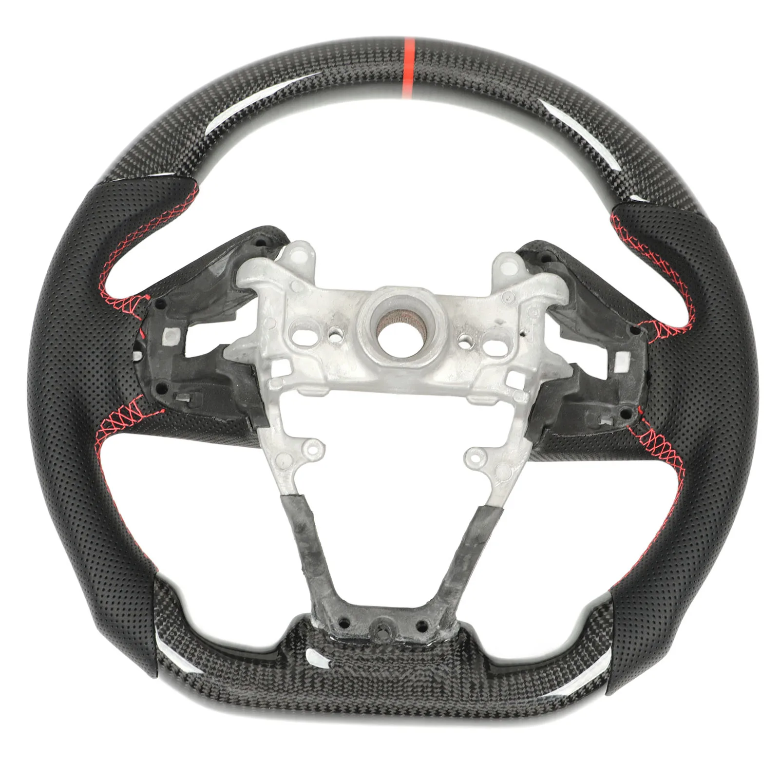탄소 섬유 스티어링 휠 천공 가죽, 혼다 시빅 FC FK 타입 R 2017-2021, 북미식 사양