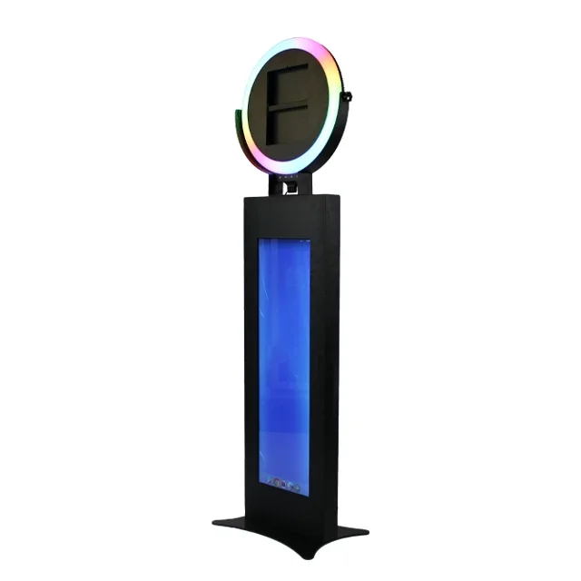 Portable Ring Light ipad Photo Booth Stand Case Kiosk metal Shell Photobooth Photo Booth Machine Wedding event