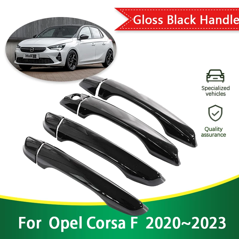 Chrom Auto Türgriff Abdeckung Trim Für Opel Corsa F Vauxhall Corsa 2020  2021 2022 2023 Chrom Styling Außen Auto zubehör