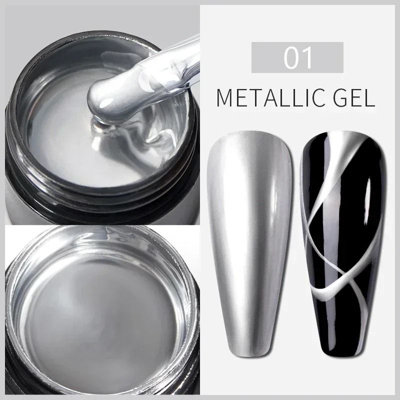 Metal gel Silver