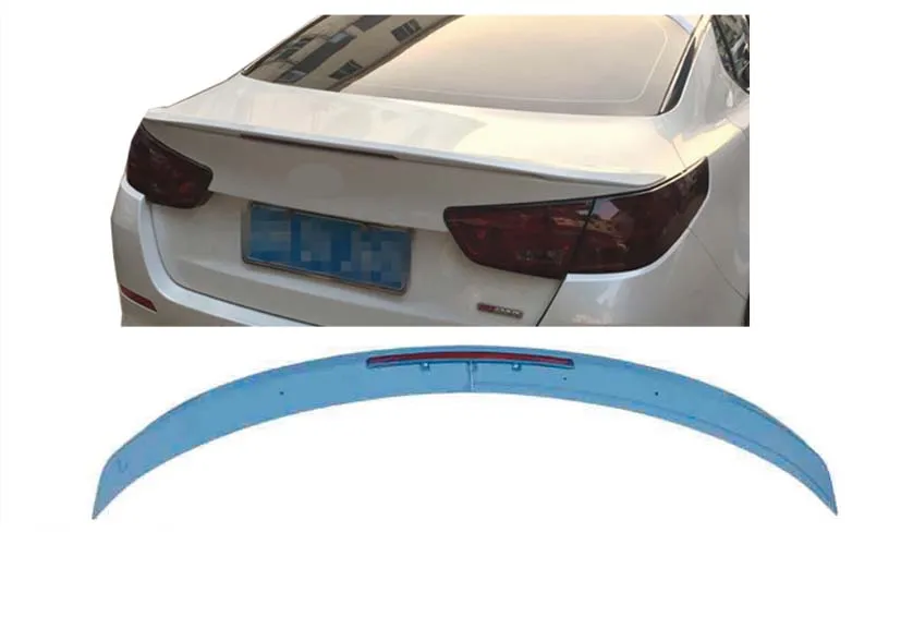 

Заводской стиль спойлер крыло ABS для 2014-2015 Kia Optima K5 4DR Седан Спойлеры конфетные крылья бесцветные