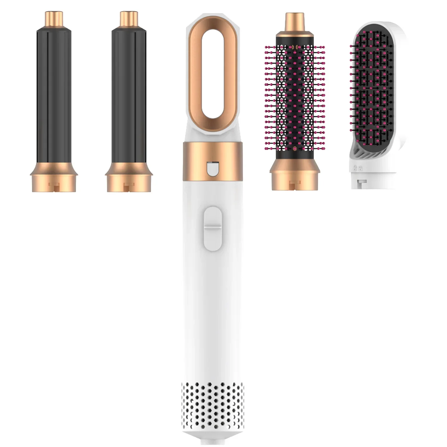 High-Speed Blow Dryer Five-In-One Hot Wind Comb Automatic Curling Rod Multifunctional Styling Comb Professional Hair Care Tool