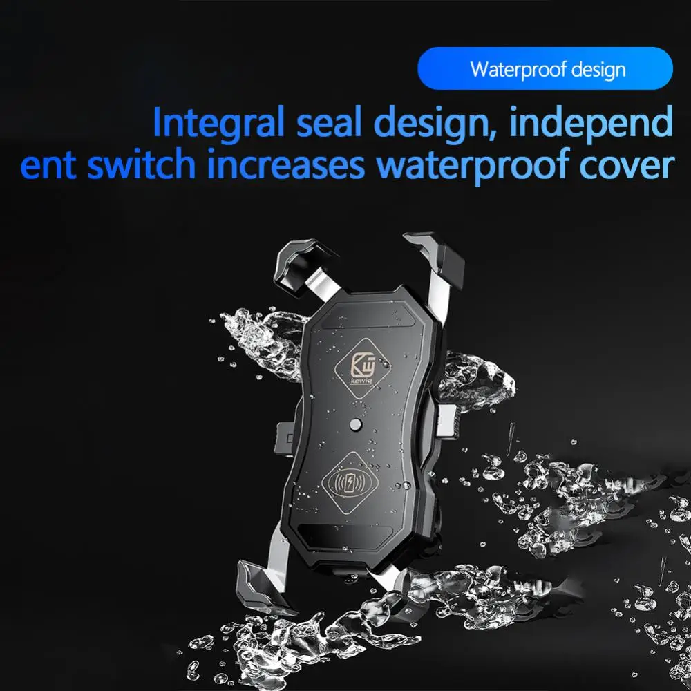 

Держатель для телефона на мотоцикл Deelife с USB/беспроводной зарядкой
