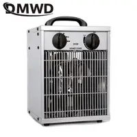 2KW Industrial Heating Fan Adjustable Temperature Control Air Warmer Hot Wind Blower Farm Greenhouse Heater Commercial Household 2
