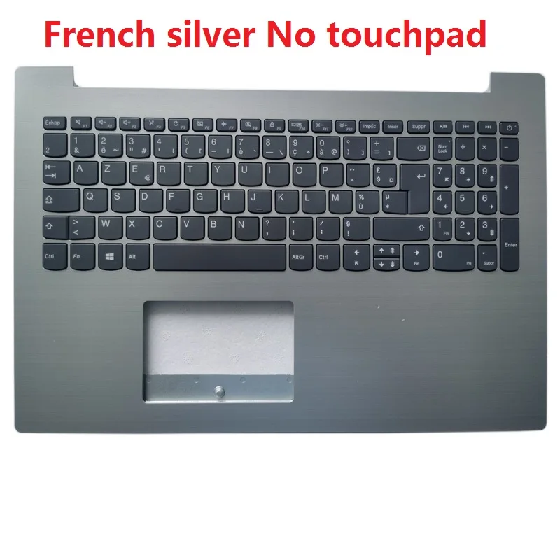 Eua Reino Unido sp Espanhol Francês fr Brasil br Teclado para Notebook Lenovo Ideapad 33015 330-15ikb 330-15igm 330-15ast com Tampa para Palmrest - Imagem 4