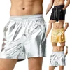 Men Bikini Swimwear Wet Look Solid Color Trunks Sports Soft Bodybuilding Shorts Beach Fitness GYM Short Lounge Breathable Pants 4