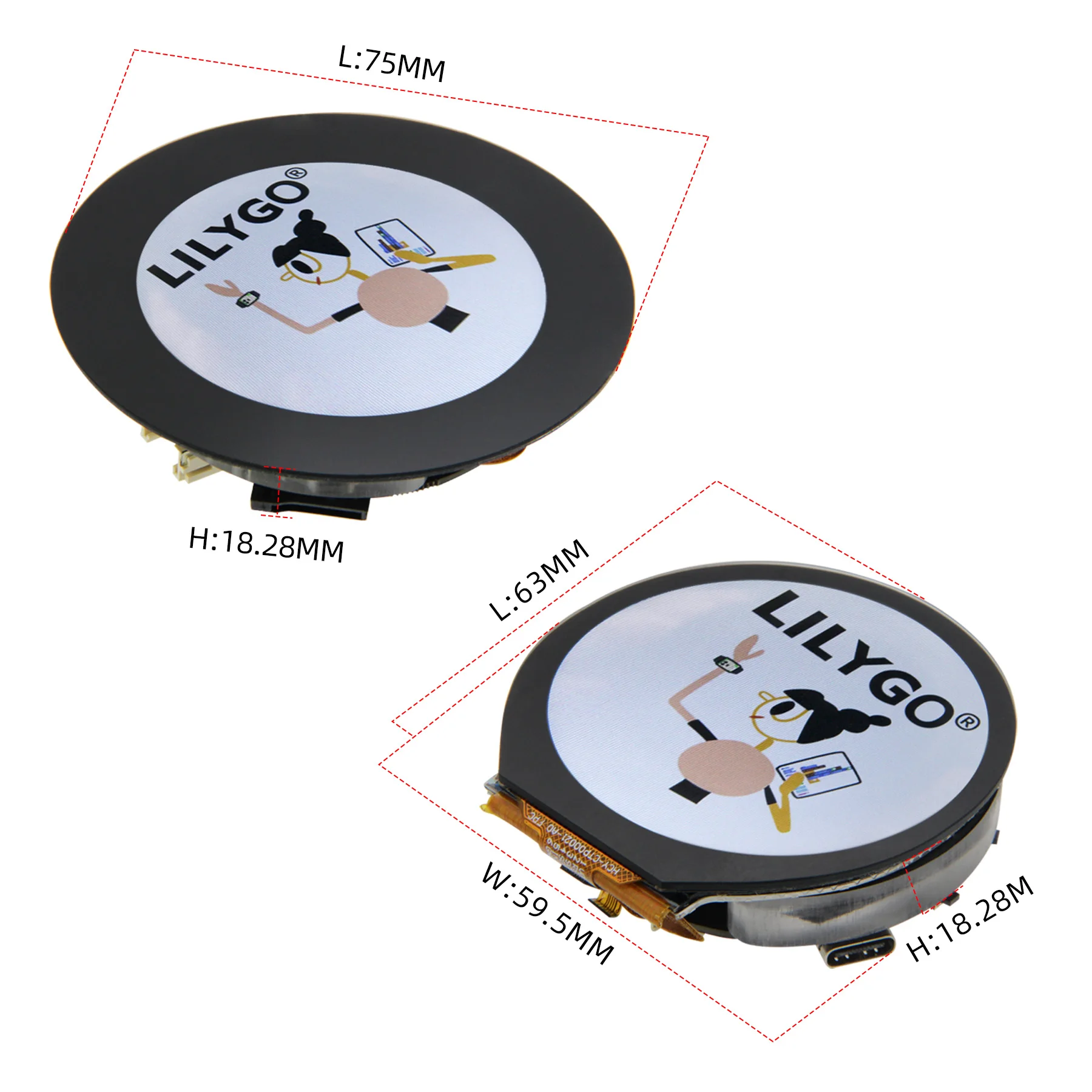 LILYGO T-RGB ESP32 S3 Circular Touch Display