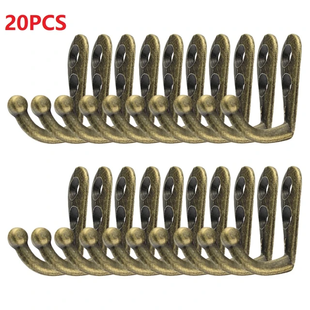 NEW 10/20pcs Wall Mounted Hook Single Robe Coat Hat Holder Key Hanger With  40 Pieces Screws Home Storage Hook Organize - AliExpress