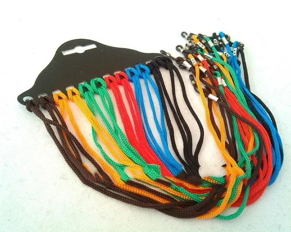 12pcs/lot Adjustable Black Color Neck Cord Strap String Landyard Holder For Eyeglass Glasses Sunglasses