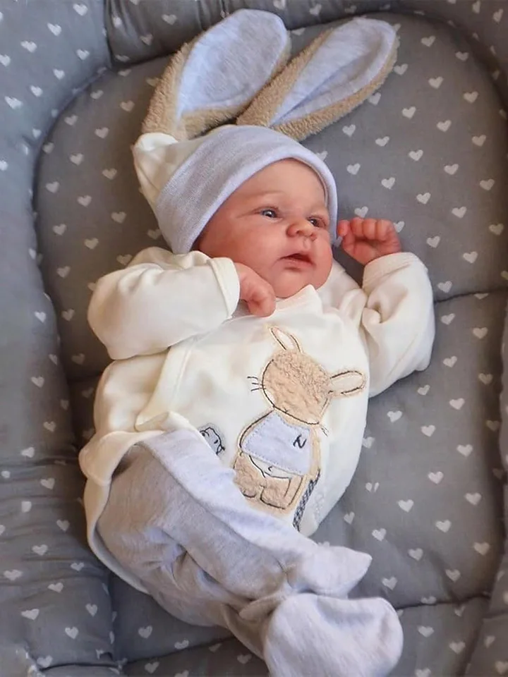 リアルなリボーンベビードール 45cm リアルなシリコンビニール製