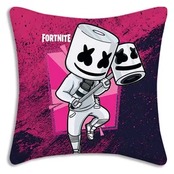 Anime Cartoon Sofa Decorative Pillow Cover - Double - sided Plush Cushion Cover, Cute Home Decor - 70x70cm(28x28in) (PC - 210L52X21A1)