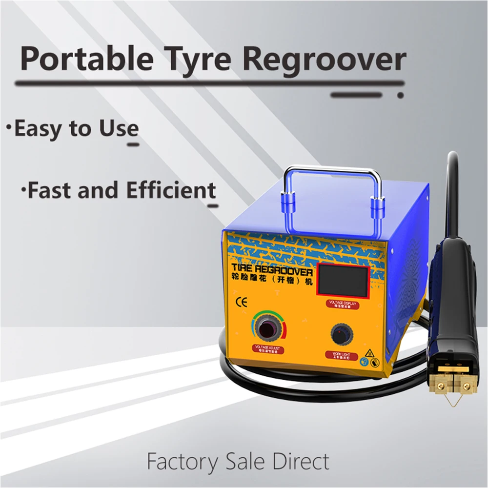 1000W Digital Tire Regroover Tire Rubber Engraving Machine Truck Car Rubber Tyres Grooving Electric Rubber Cutting power Machine