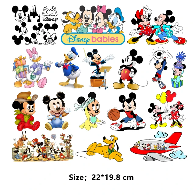 Mickey Mouse - Patch - Back Patches - Patch Keychains Stickers