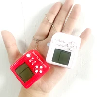 Mini Handheld Game Players Machine Pocket Game Console Built-in 26 Games Use for Key Chain Ring Holder Kids Gift 1