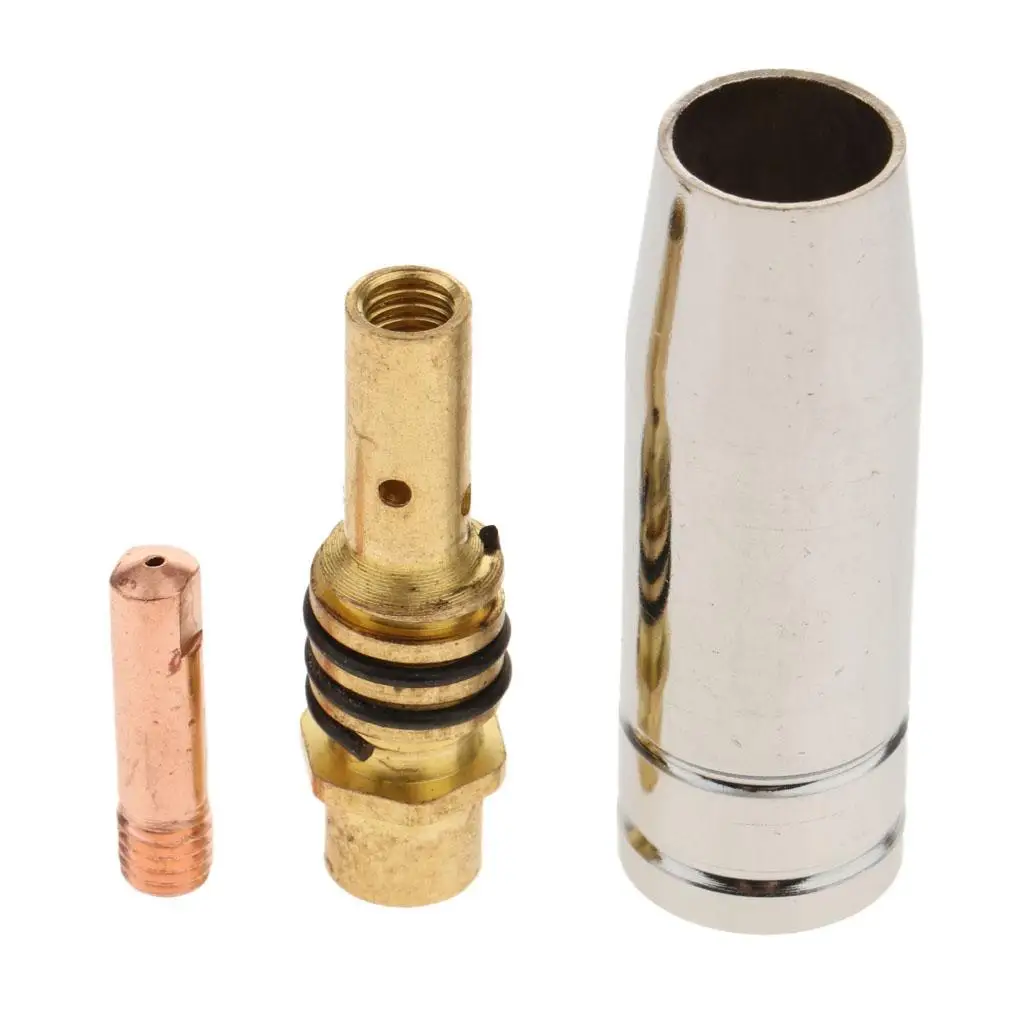 1 Piece MIG Welding Tip,1 Piece Nozzle,1 Piece Connector Rod Kit Dynamics Cutter 6