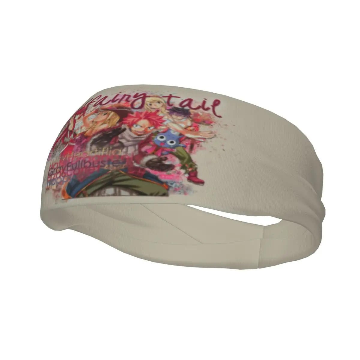 

Fairy Tail Natsu Erza Bike Cycling Sweatbands for Women Men Wide Sweat Headband Gym Head Sweat Bandage Non Slip Sweat Wash Bands