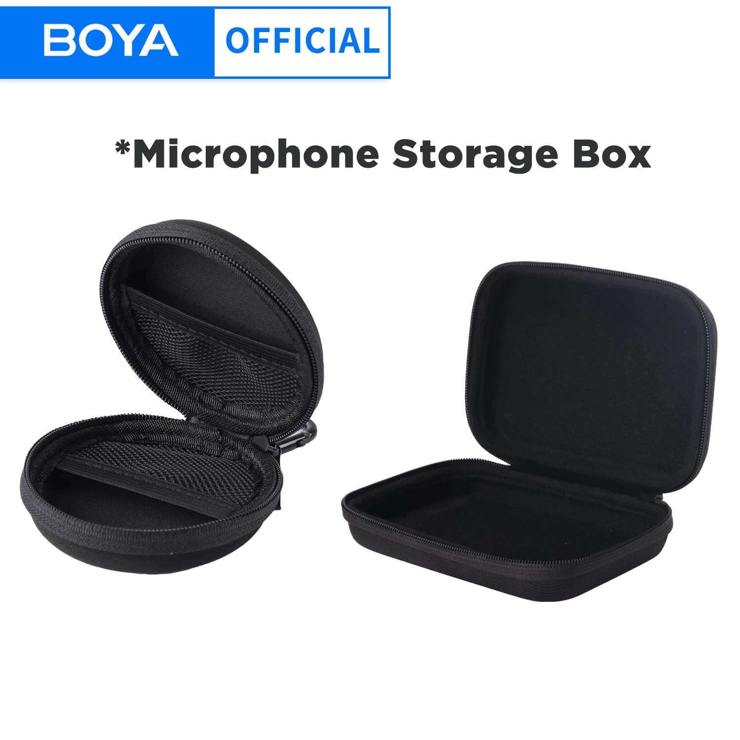 Bolsa de Armazenamento Mic Zipper Malote para Microfone Rígido Estojo Impermeável para Viagens