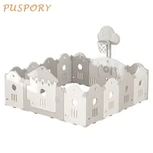 

Baby Playpens Indoor Home Splicing Foldable Child Games Guardrail Newborn Boy Fun Game Space New Toddler Security Playground