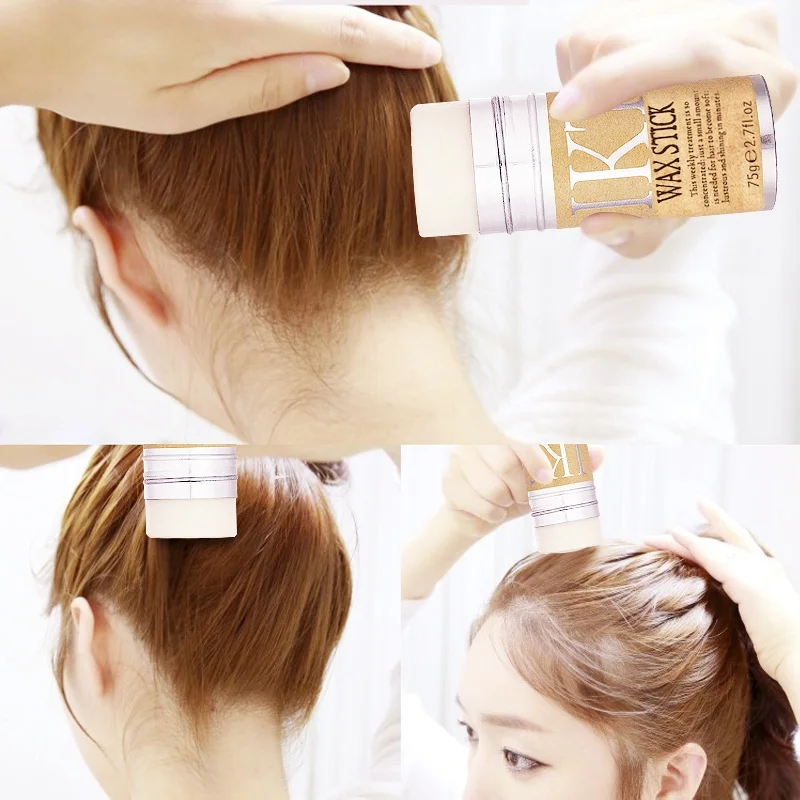 Hair Styling Wax Stick Long Lasting Portable Finishing Broken Hair Stick Hair Styling Tool 6