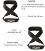 Padded Figure 8 Weight Lifting Wrist Straps Deadlift Powerlifting Belts Hand Support Strong Weightlifting Non-slip Wrist Wraps 3