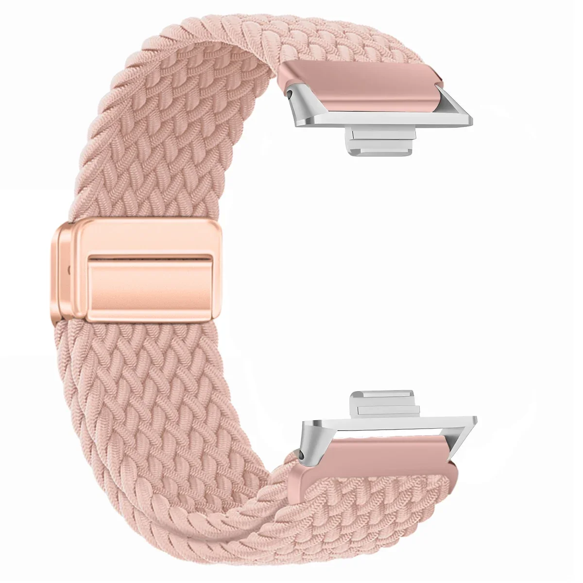 Nylon Braided Magnetic Buckle Strap - Breathable & Comfortable Replaceable Band
