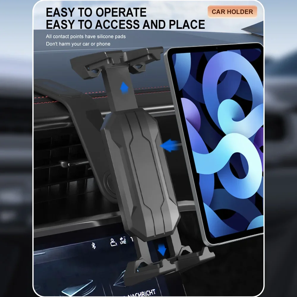 Homhu Foldable Car Tablet Stand - Universal Dashboard & Center Console Holder