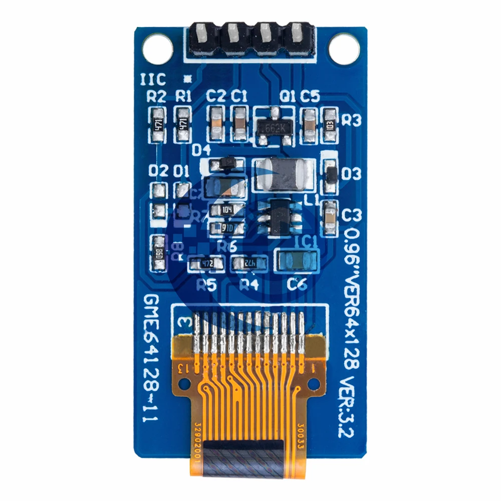 【Trending】 0.96 inch OLED display 64×128 LCD module SSD1107 LCD 0.96 "OLED Vertical screen module for arduino.