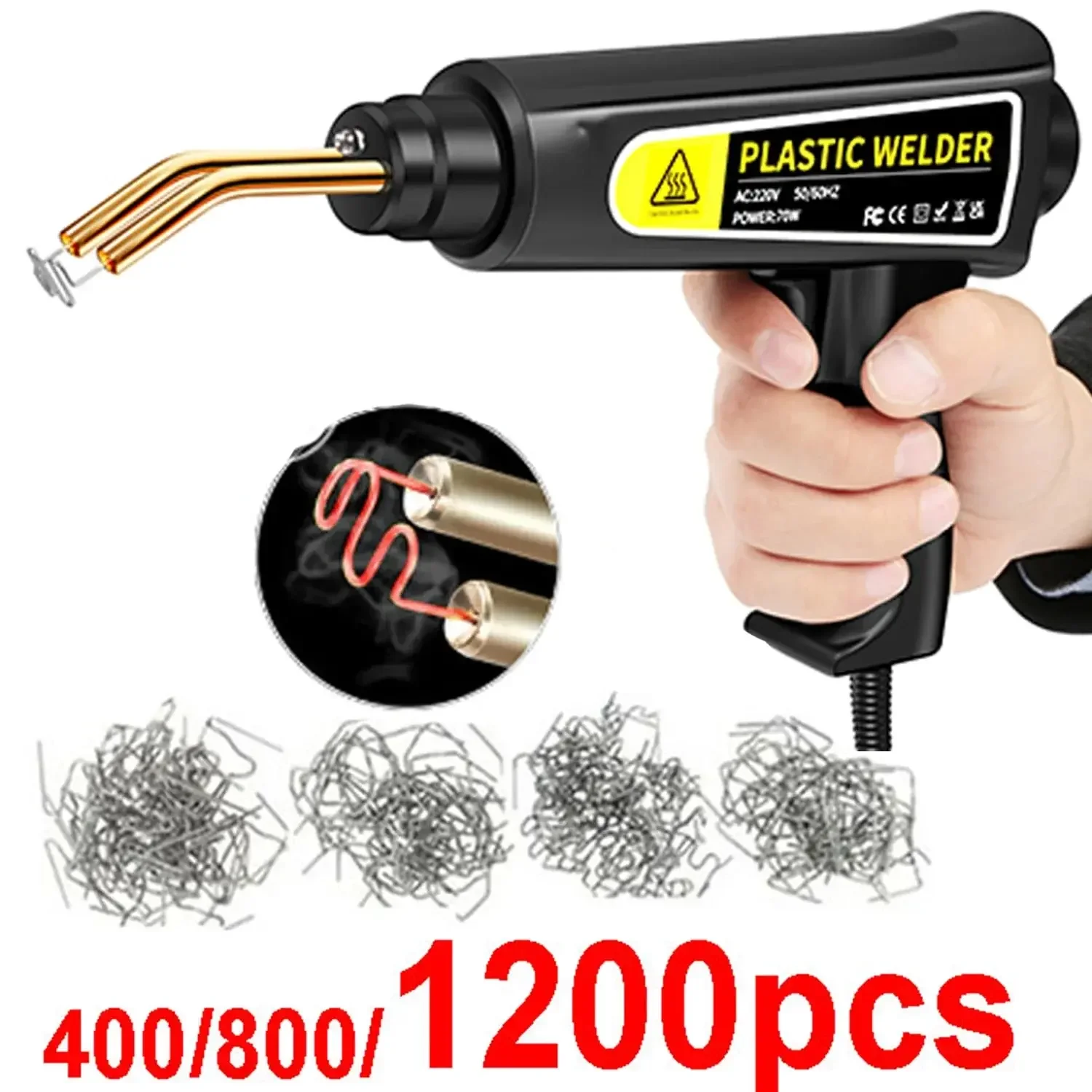 Heat Gun Plastic Welder & Bumper Repair Kit
