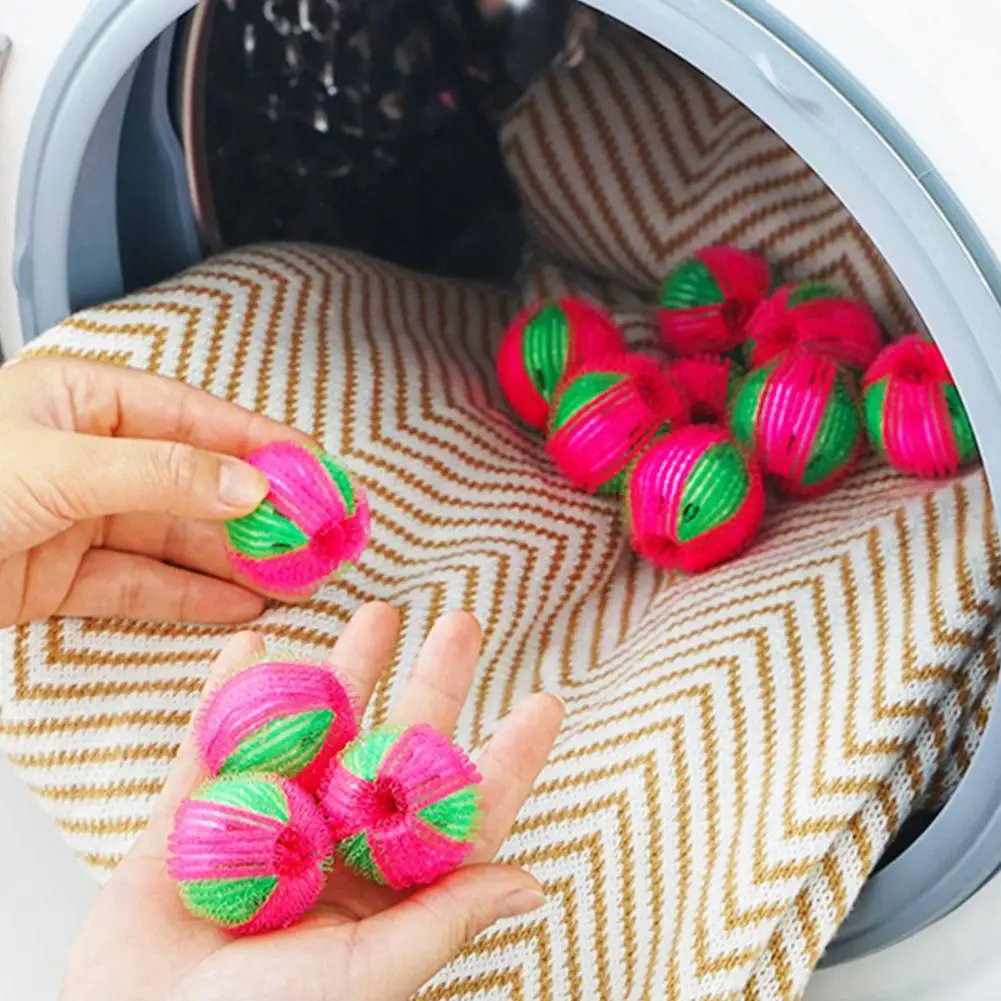 2Pcs Clothes Laundry Balls Reusable Effective Multipurpose Remove Hair Plastic Washing Machine Lint Remover Balls Hair Catchers laundry ball,laundry hair catcher