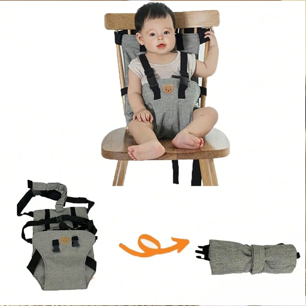 1 PCS Baby Baby Dining Chair Fixed Belt Holding Auxiliary Belt Portable Outing Child Dining Chair Safety Child Seat