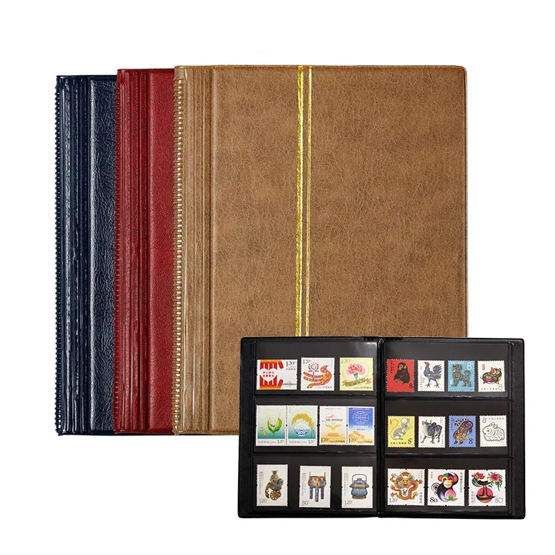 Stamp Album Inners 20 Sheets Double Sided Stamp Collecting Storage Booklet