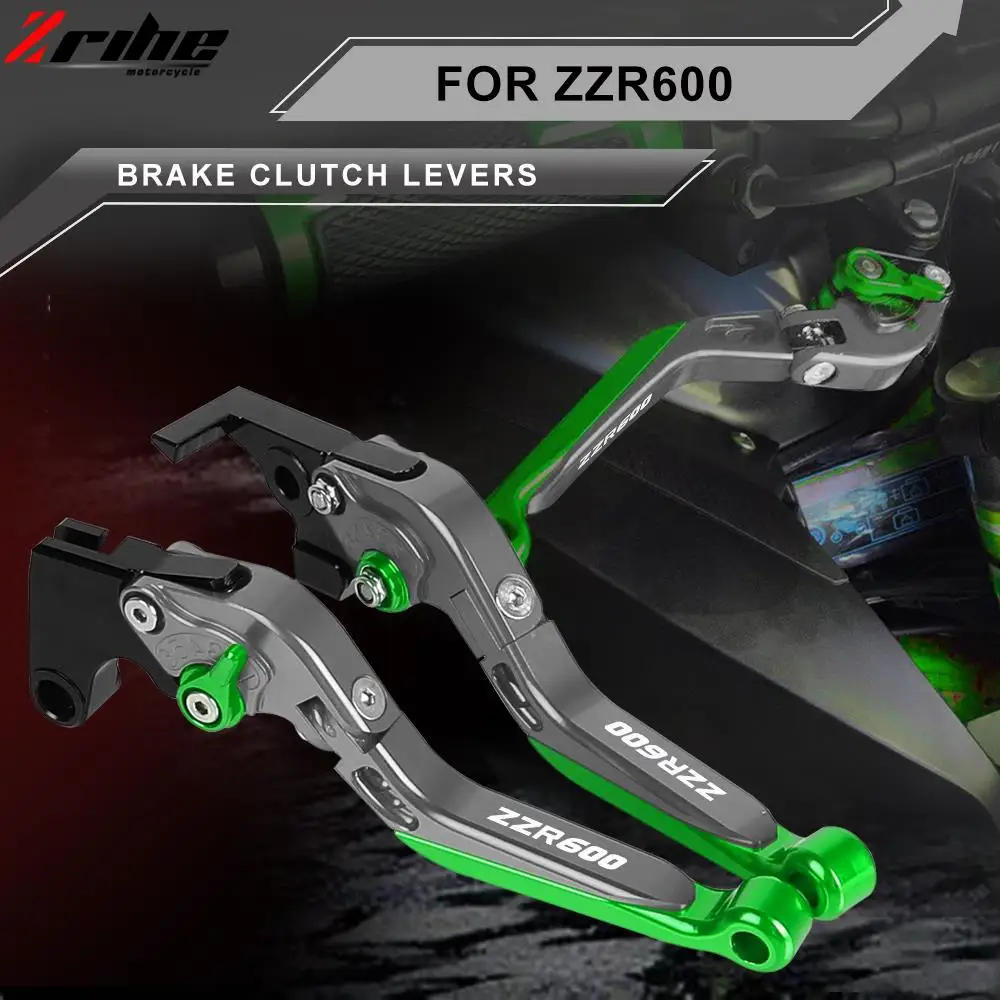 

For Kawasaki ZZR600 ZZR 600 1990-2004 2003 2002 2001 2000 1999 Motorcycle CNC Aluminum Foldable Brake Clutch Levers Accessories