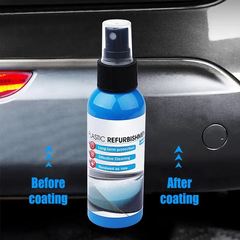 

Car Interior Detailer 100ml Auto Plastic Leather Quick Restorer Retreading Agent Automotive Dashboard Cleaning Renovator Liquid