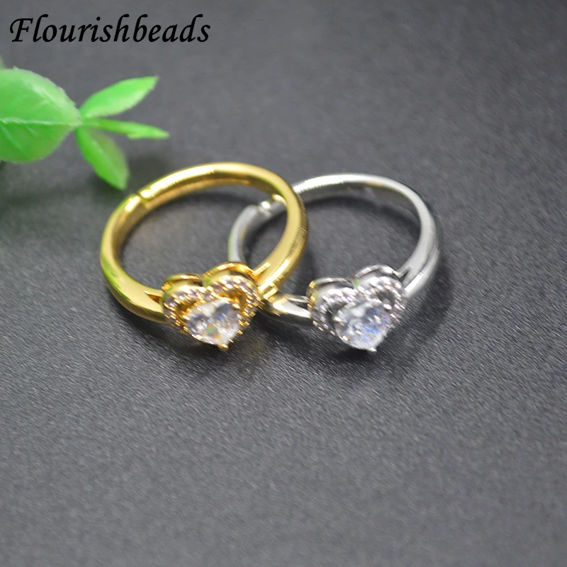 

Модные кольца золотого и серебряного цветов в форме сердца, женские милые романтические свадебные кольца для пар, ювелирные изделия, подарок, оптовая продажа