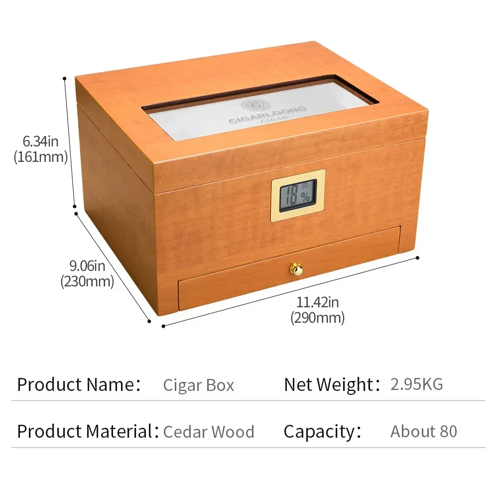 Accessories for Cigars Accesories Humidor Cigar Box Humidifier Cigar Travel Humidors Portable Cases Professional Cedar Lighters 6