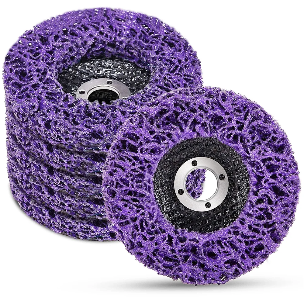 5pcs Roue De Décapage Poly Bande Roue Disque Rouille Propre