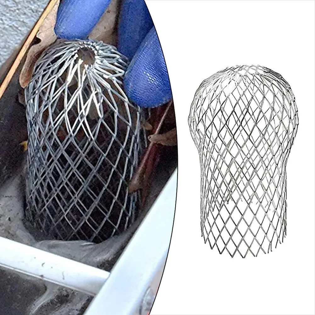 1pcs 17x10cm Rain Gutters Roof Guard Filters Expand Aluminum Filter Strainer Stops Blockage Leaf Drains Debris Drain Net Cover gutter leaf guard