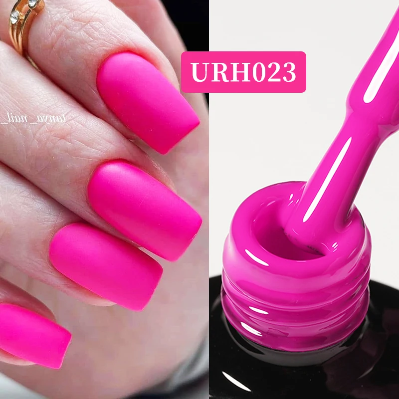thumbnail image 1 of UR SUGAR 7ML Retro Red Semi-permanente Esmalte Soak Off UV Gel Glitter 140 Colores Rosa Blanco Negro Uñas Para Manicura Nail Art, 1 of 5