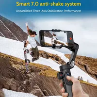 AOCHUAN Gimbal Stabilizer 3-Axis Smart X Pro Professional for Smartphone Wireless Charging OLED Display LED Light Focus Wheel - Image 6
