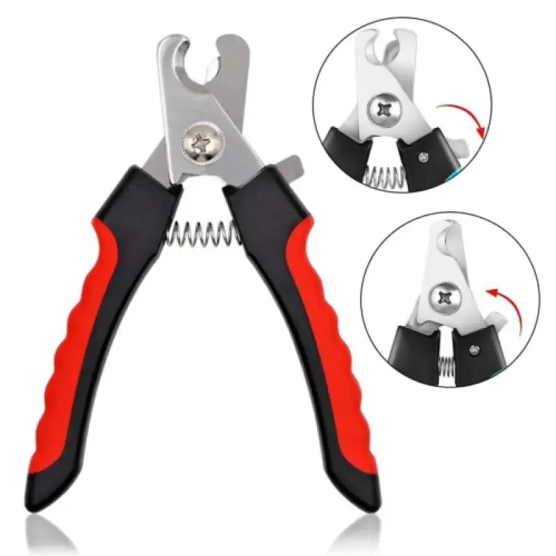 Stainless Steel Pet Nail Clipper Scissors for Dogs Cats Grooming