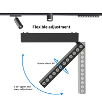 New Smart Magnetic Track Light 6MM-Thin Ultra Slim Surface Rail Led Flood Grille Spotlight Aluminum Tuya Zigbee 3.0 Black White 2