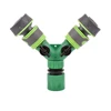 2-Way Garden Tap Water Splitter Female 1/2 3/4 Garden Hose Y Splitter Watering Adjustable Switch 3