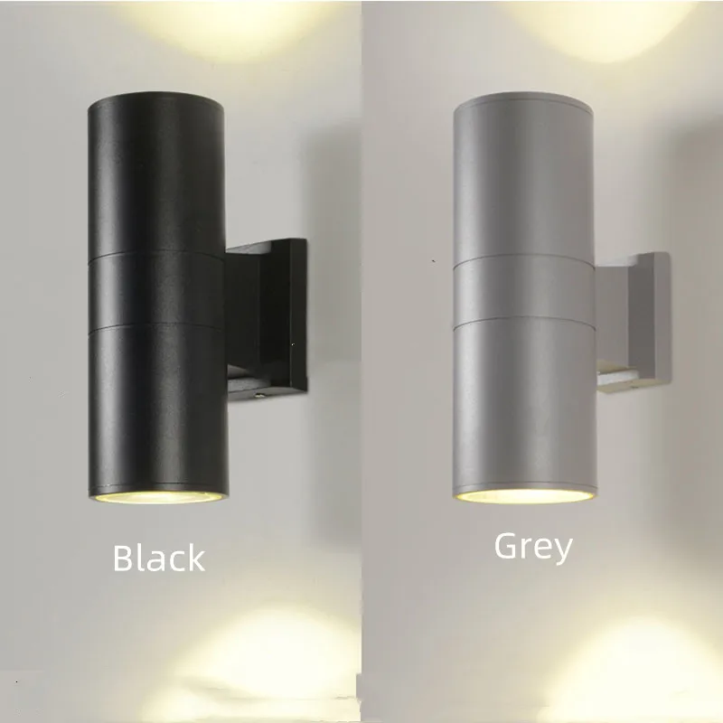 Double Headed LED Cylinder Up-Down Wall Lights Exterior Wall Lamps Outdoor Landscape Lightings Wall Lamps (Indoor)