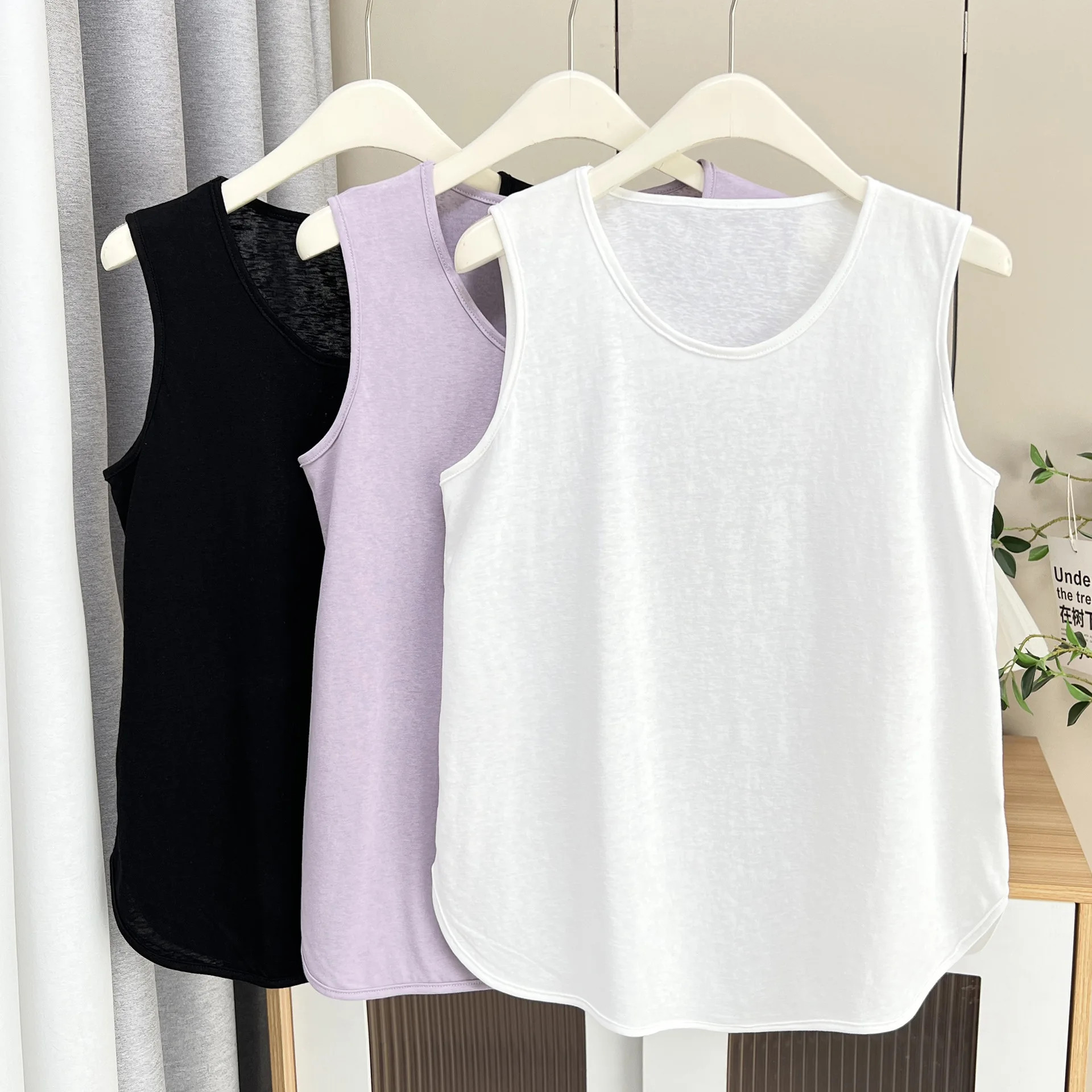 Summer New Plus Size Tank Top Women's Clothing Simple Casual Retro Thin Snowflake Cool Cotton Sleeveless Vest 100KG 2511